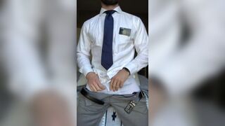 Naughty Mormon Missionary Beats off while his Companion isn't looking Jayson Parker - BussyHunter.com