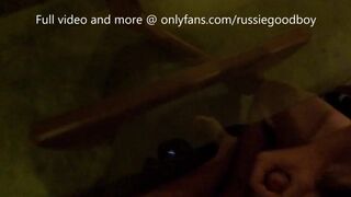 Big Uncut Dick Stroking in Front of Window russiegoodboy - BussyHunter.com