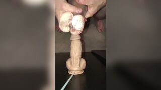 Sharing my new Crystal Clear Pussy & Ass Stroke it Toy with my Squirting Dildo Finishing on my Face Jetsfan1983 - BussyHunter.com