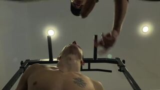 The Coach Fucked the Student in the Gym and Finished him all over his Throat and Face Falcon Al - BussyHunter.com