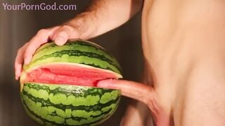 melon fuck hot fruit fuck cum with multiple shots homemade free gay porn2