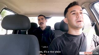 DickRides - Isra Hell Kevin Alexander - On The Road to the Lagoon - Gay Porn Video