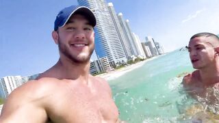 Nudie Beach Day - Fitnessfreak Unleashed Meeting Latin Alfred - Gay Porn Video