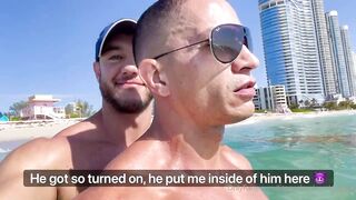 Nudie Beach Day - Fitnessfreak Unleashed Meeting Latin Alfred - Gay Porn Video