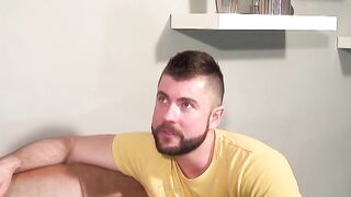 Alphamales - Latino hunk and bearded slut - Gay Porn Video