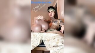 fucking my toy and shooting my load hands free jake andrich jakipz bussyhunter com