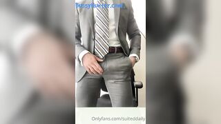 jerking off while wearing my suit suited daily suiteddaily