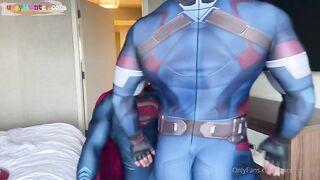 2022 02 04 superman and captain america get frisky in this rough muscle bussyhunter com john bronco