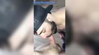 jordan gives brandt a blowjob and gets a mouthful of cum jordanxbrandt brandtandnash bussyhunter com