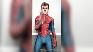 showing off my spider man costume and my body michael anthony anubace gay fans 