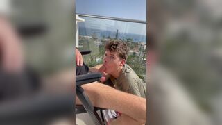 Public balcony suck, its TheFeyFaun - Free Gay Porn