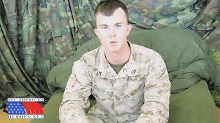 Lance Corporal Austin solo - Gay Porn Video