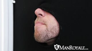 ManRoyale Glory hole turns into fuck for Jeremy Spreadums 