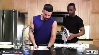 Men.com - River Wilson and Teddy Torres - the Dinner Party Part 3 - Drill M 