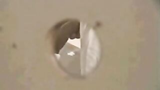 Gay guy sucking on a huge dick at the glory hole 2