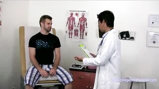 Hot Hunk Gets Examined By His Doc