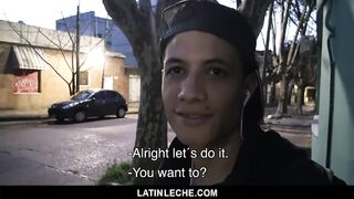 LatinLeche - Hot Latino Gettins Sucked and Fucked for Cash 