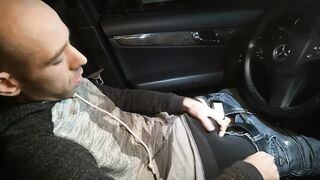 JOHN SPARK Cum in my Car Big Dick 