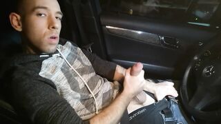 JOHN SPARK Cum in my Car Big Dick 