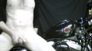 Rubbing one out on the Motorcycle 