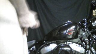 Rubbing one out on the Motorcycle 