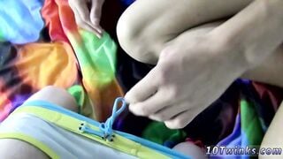 Tiny teen boy sucking gay Bareback Twink Boy POV! 2