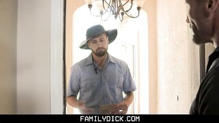 FamilyDick - Muscle Daddy Fucks his Stepson and the Horny Postman 