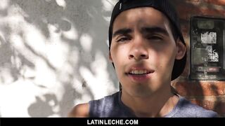 LatinLeche-Sexy Straight Teen Sucks and Fucks Stranger on Camera for Money 