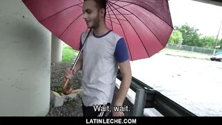 LatinLeche - Cute Straight Latino Sucks Dick 