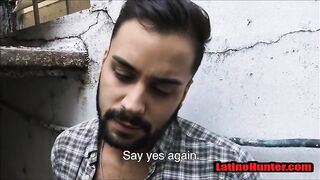 Straight bearded Latino Sucking gay cock 2