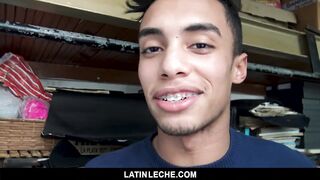 LatinLeche - Latin Boy with Braces take Messy Facial 