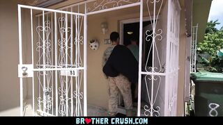 BrotherCrush - Hung Military Guy Fucks his Gay Younger Step Brother 