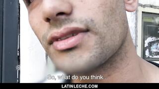 LatinLeche - Shy Latin Straight Guy Barebacked on Camera for Money 