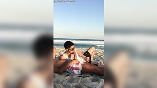 2 brazilian have sex on public beach Exhibicionist Beach - Gay Porn Sex