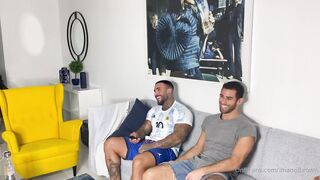 Imanol Brown and Pablo Hernandez Fucks Joey Diamond - Gay Porn Sex