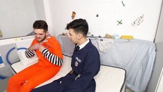 Seba Terry - Prisoner and Guard - Gay Porn Sex