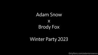 Adam Snow & Brody Fox Winter Party 23 - Gay Porn Sex Video