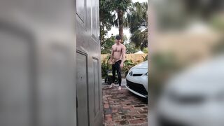 Shane outside jerking