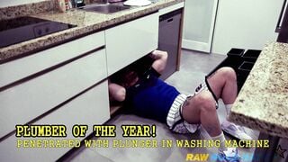 Real Nasty Plumber Takes Raw Ass A Payment - Aaron Mark & Manuel Scalco - Gay Porn Video