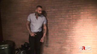 Back Alley 3-Way - Gay Porn Video