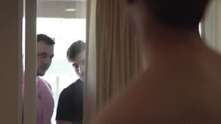 The Ball Boy Gets Tag Teamed - Drew Hill, Joey D, Scott DeMarco - Gay Porn Video