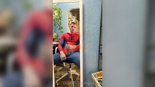 Big Mike Spidey Stroking