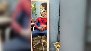 Big Mike Spidey Stroking