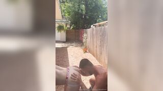 College Muscle Bottom outdoor fuck