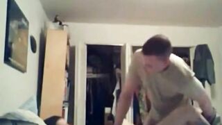 Military Guy comes home to fuck his man