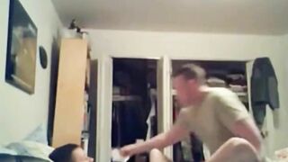 Military Guy comes home to fuck his man