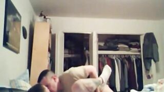 Military Guy comes home to fuck his man