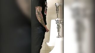 Spy Cam Urinal Big Cock