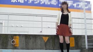 japanese crossdresser outdoor flashing2