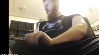 big dick ginger shoots out a massive load4